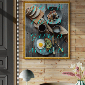 GOOD FOOD, GOOD MOOD – Exclusive Signature Wall Art