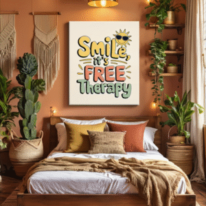 Smile, it’s Free Therapy – Exclusive Digital Wall Art