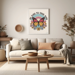 Be Kind to Your Mind – Exclusive Digital Wall Art