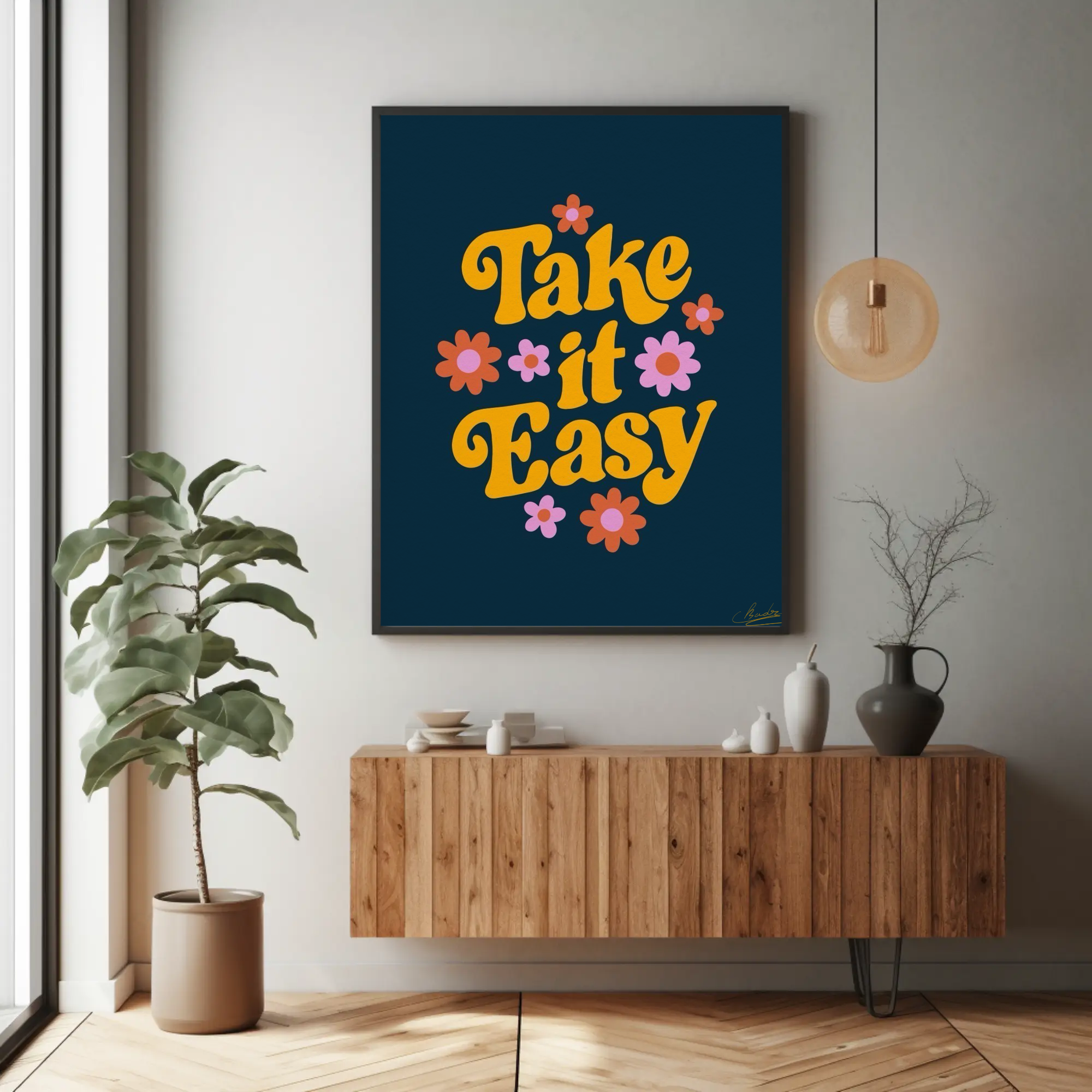 Take It Easy – Exclusive Digital Wall Art Print