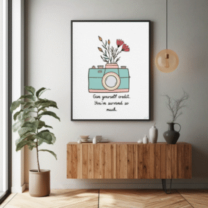 Give Yourself Credit – Exclusive Digital Wall Art