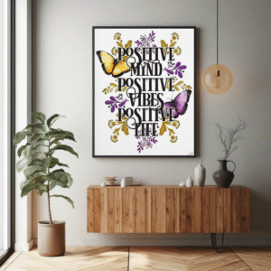 Positive Mind – Exclusive Wall Art