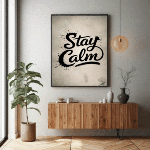 Stay Calm – Exclusive Digital Wall Art