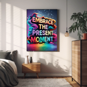 Be Here Now – “Embrace the Present Moment” Wall Art