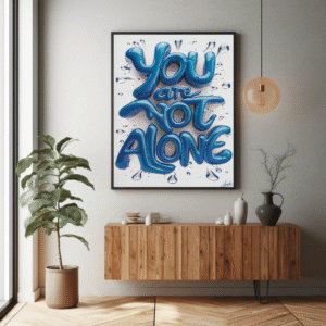 You’re Never Alone – “You Are Not Alone” Wall Art