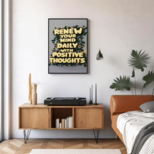 Renew Your Mind Daily – Transformative Digital Wall Art